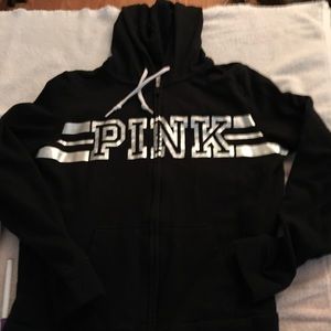 Victoria’s Secret Pink-Zip up Hoodie. Great Condition. Women’s Size Small